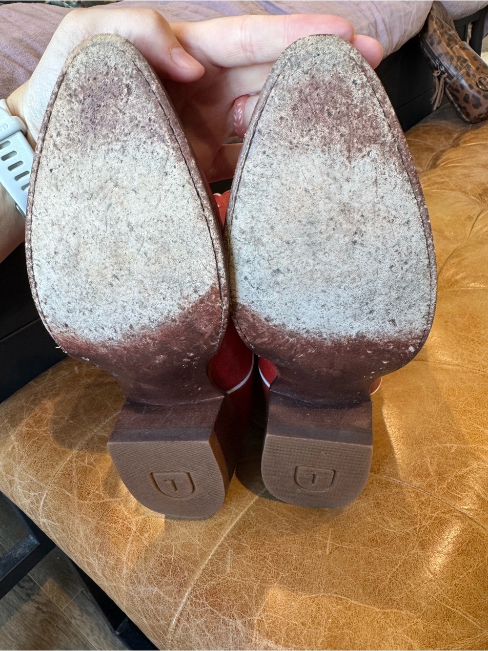 Tecovas Red Western Cowboy Boots - Picture 11 of 12